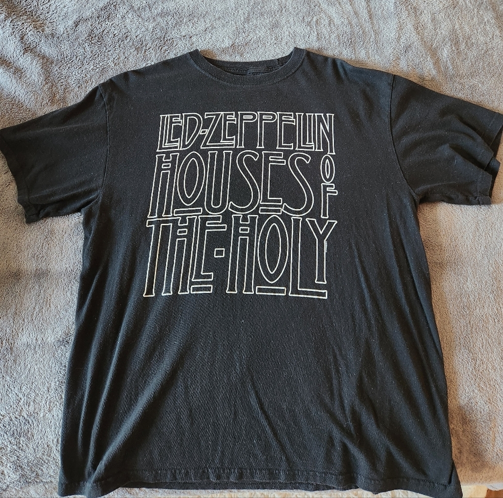 Led Zeppelin Black Graphic T-Shirt